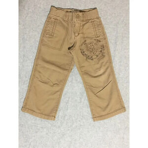 Baby Old Navy Pants Size 3T Brown Eagle Design Spring Summer Jeans Cute